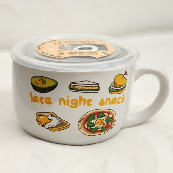 Gudetama by Sanrio Soup Mug with Lid - Picture 2 of 4